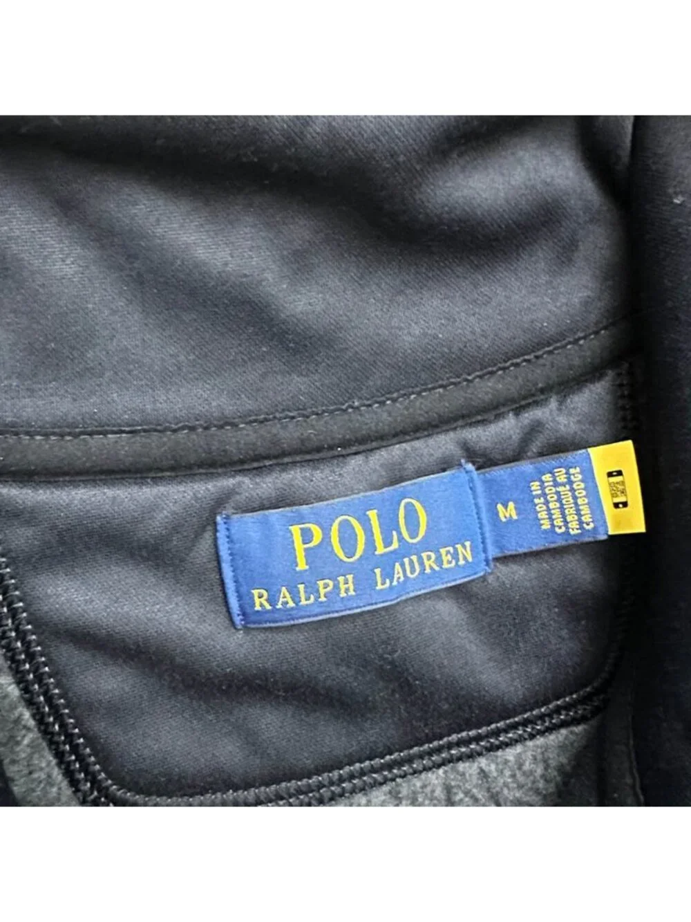 Polo Ralph Lauren Fleece Vest Mens Medium Gray
